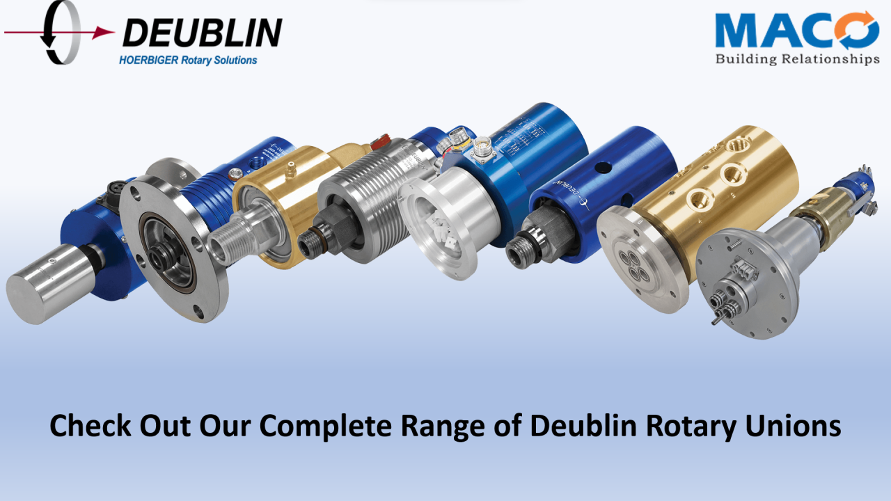 Deublin Why is it more trusted than other rotary joint manufacturers