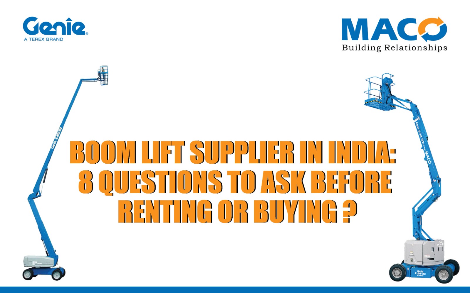 How to Choose a Boom Lift Supplier in India choose best boom lift