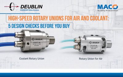High-Speed Rotary Unions for Air and Coolant: 5 Design Checks Before You Buy