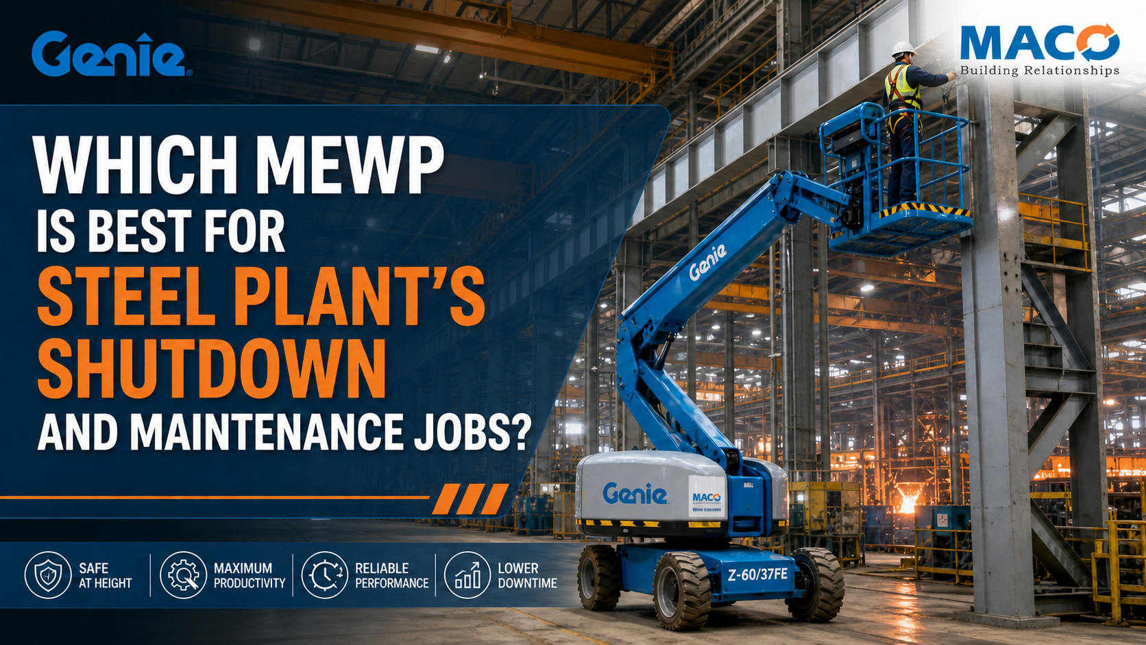 MEWP for steel plant
