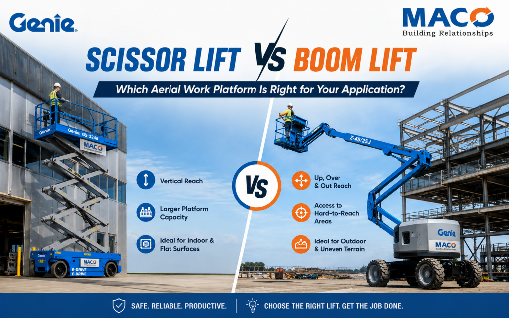 Scissor Lift vs Boom Lift